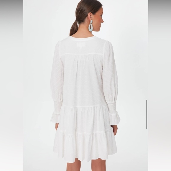 NWT Tuckernuck Pomander Place White Swiss Dot Kenzo Dress - Picture 7 of 12